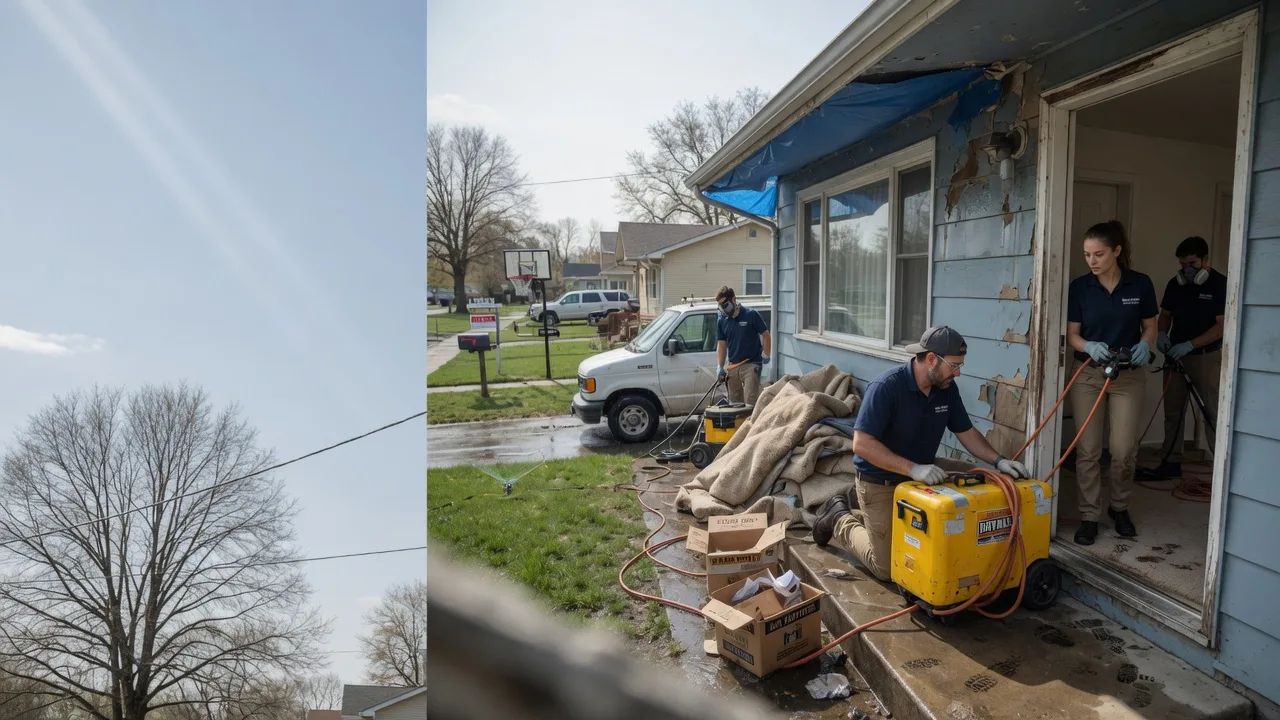 Basement Flood Cleanup in Warren, IN near me